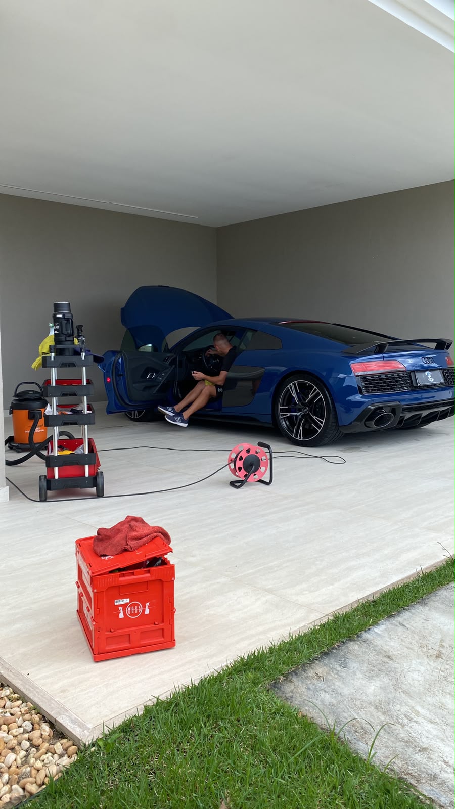 Audi R8 em atendimento — Ormindo's Garage